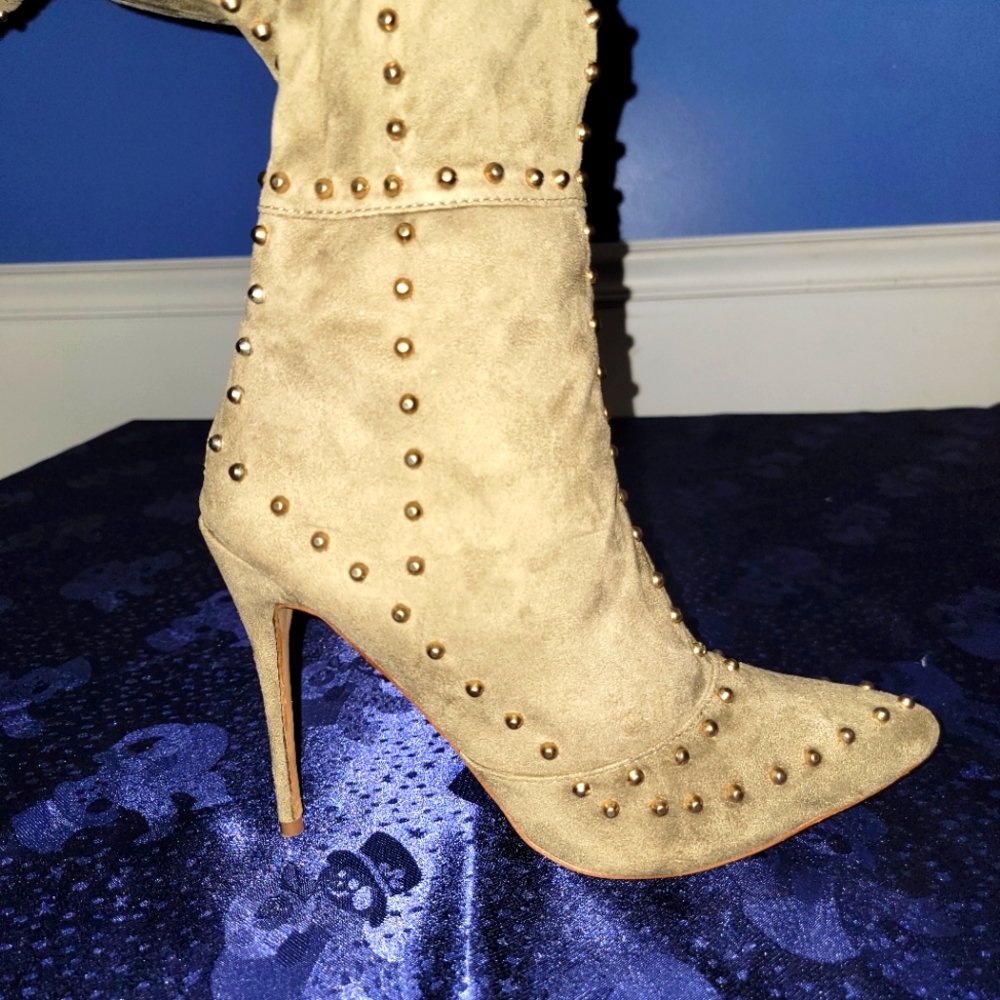 Boots Thigh High Sexy Studded